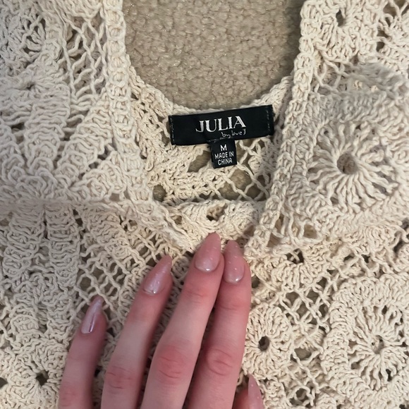 Crochet cropped tank - Picture 3 of 3